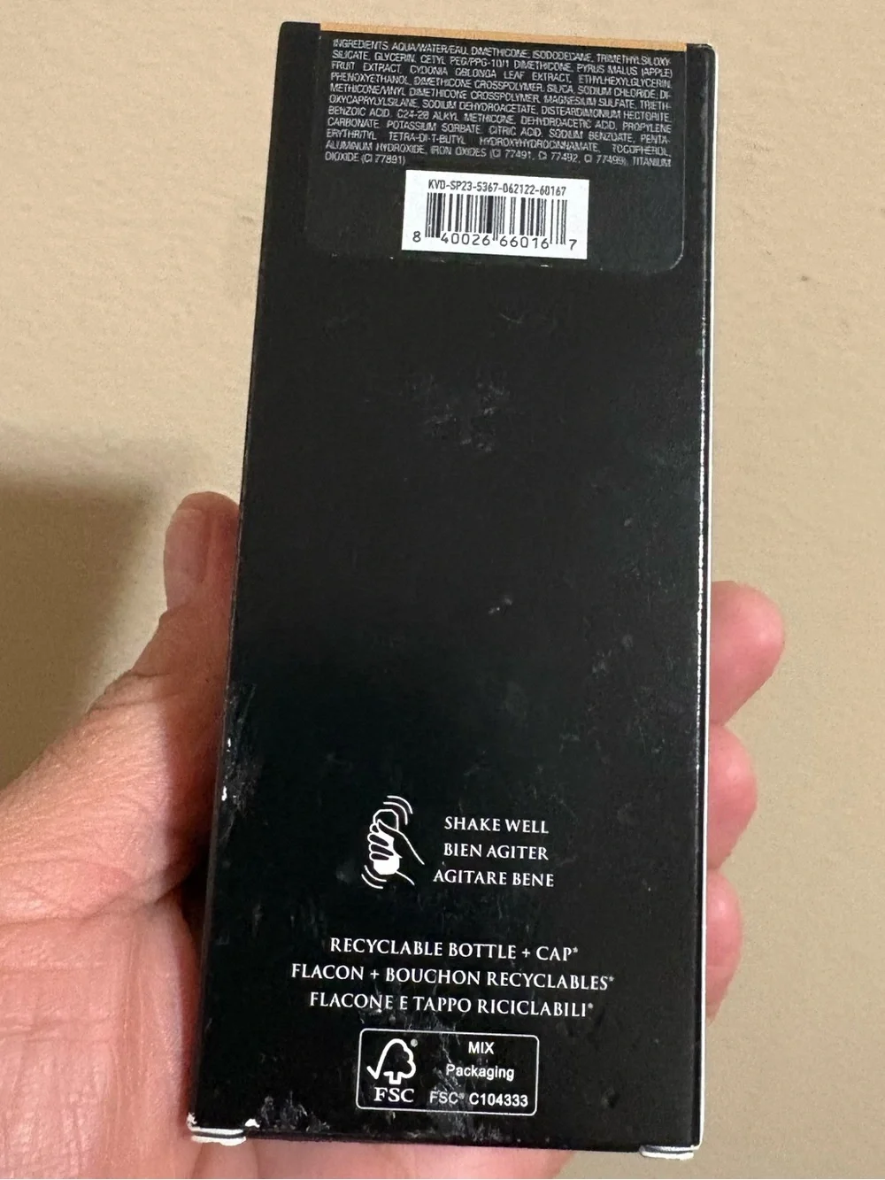 KVD Good Apple Full-Coverage Serum Foundation - TAN 057 Brand New Never Opened.